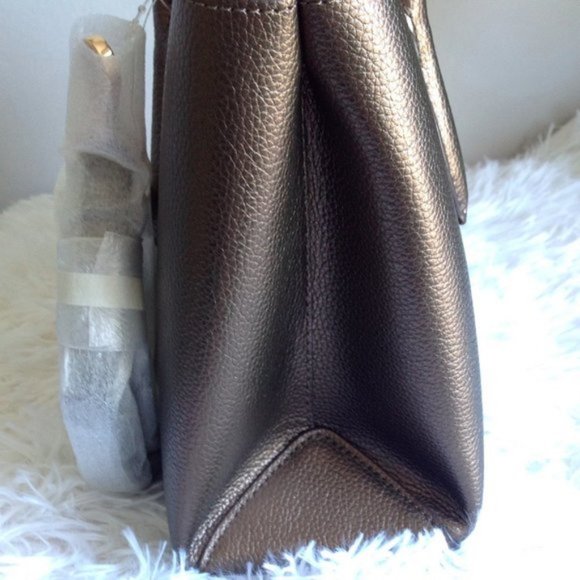 Kate Spade Eva Small Satchel Ash Metallic - Picture 12 of 13